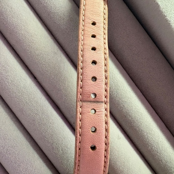 Pink COACH gem watch with leather strap - Picture 6 of 11